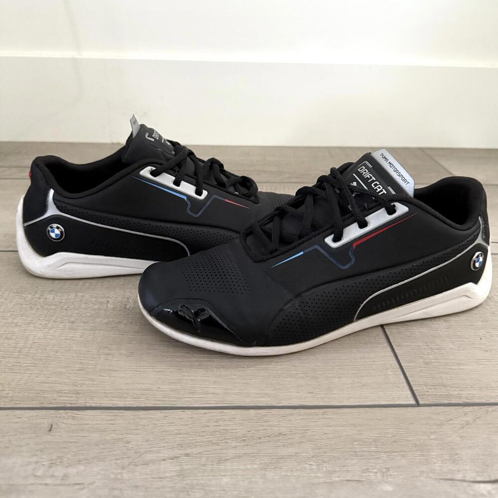 Puma BWM Motorsport X Drift Cat 8 ‘Black’ Sneakers Men’s 8/Wnm’s 10 Racing Auto